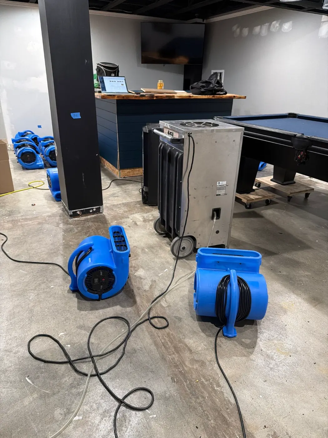 Commercial water mitigation in Yorktown