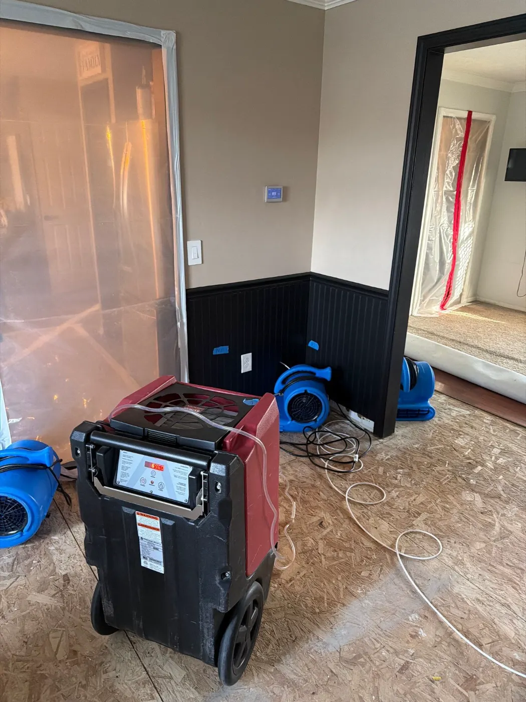 Commercial water mitigation in Yorktown